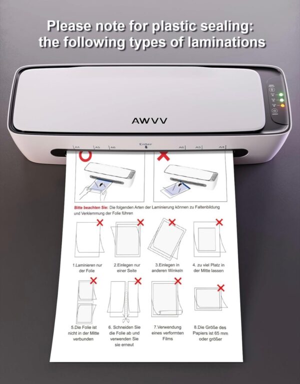 máquina laminadora, de 9 pulgadas A4 - Image 8