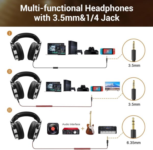 OneOdio Audifonos con cable - Image 4