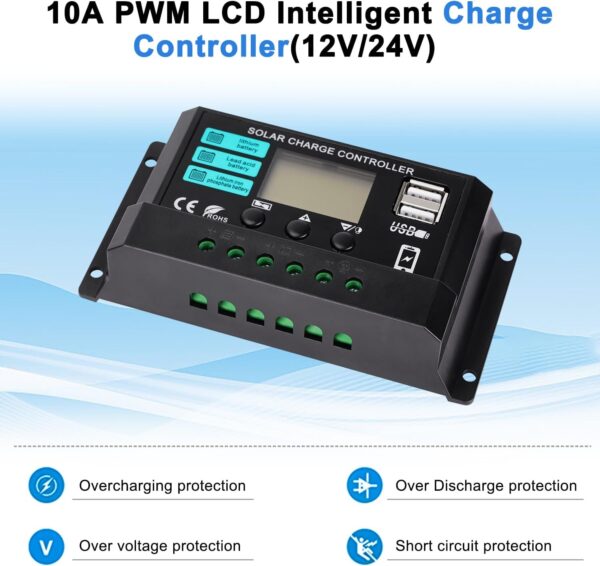 Panel solar de 25 W 12 V - Image 2