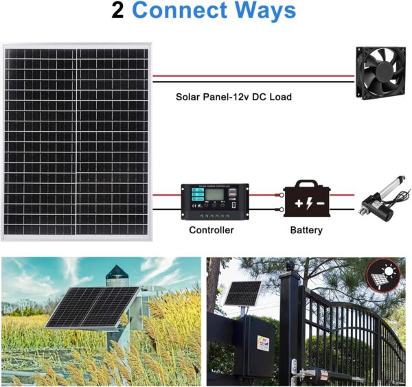 Panel solar de 25 W 12 V - Image 6