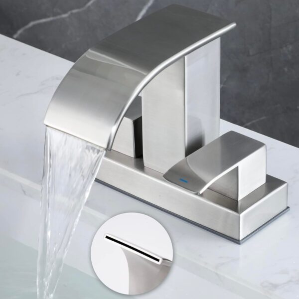 Grifo de lavabo de baño en cascada