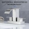 Grifo de lavabo de baño en cascada - Image 3