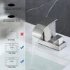 Grifo de lavabo de baño en cascada - Image 5