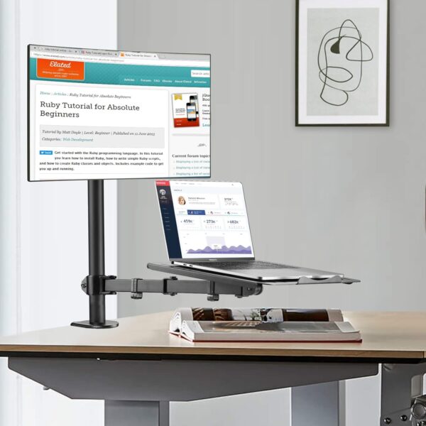 Soporte para monitor y laptop Suptek
