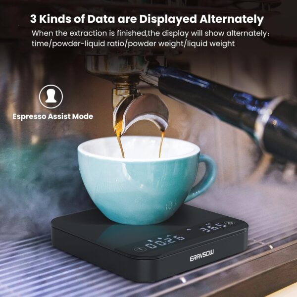 Mini báscula de café con temporizador automático - Image 6