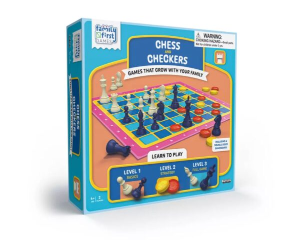 Juego de damas y ajedrez de Family First Games - Image 3