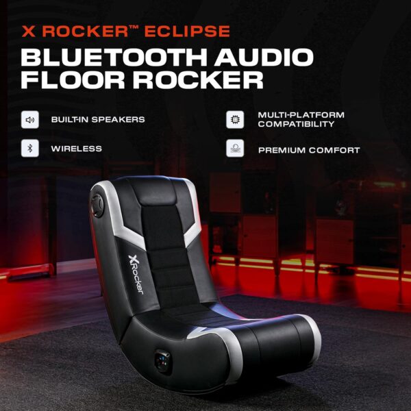 Silla mecedora de piso para videojuegos, plegable, para dormitorio o sala de juegos - Image 4