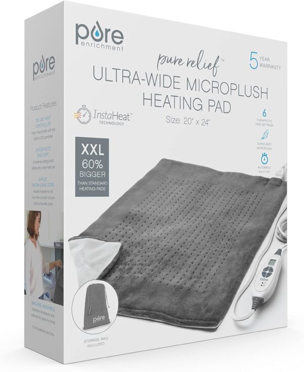 Almohadilla térmica eléctrica para aliviar el dolor muscular y cólicos menstruales - Image 9
