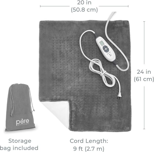 Almohadilla térmica eléctrica para aliviar el dolor muscular y cólicos menstruales - Image 8