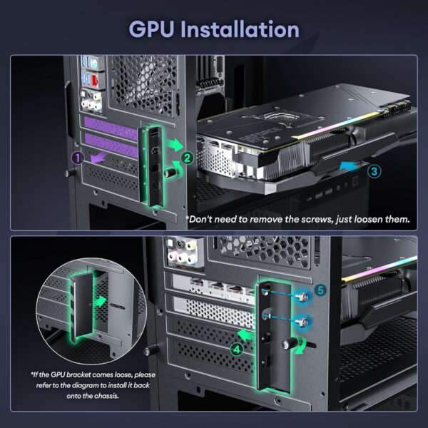 Aqua 3, funda Micro ATX, funda de PC MATX con ventilador ARGB de 3 pines de 4.724 in preinstalado - Image 16
