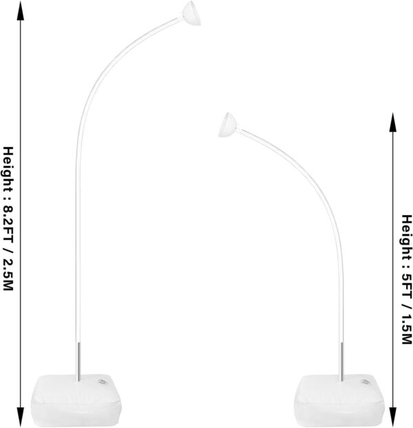 Kit de soporte para arco de globos con base de 8.2 pies y 5 pies - Image 3