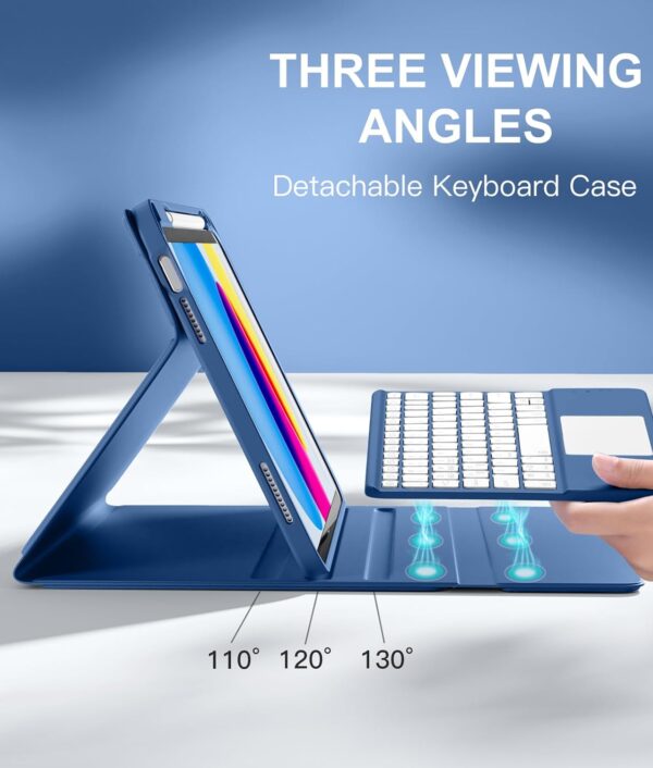 Funda compatible con iPad de 11ª y 10ª generación con teclado - Image 8