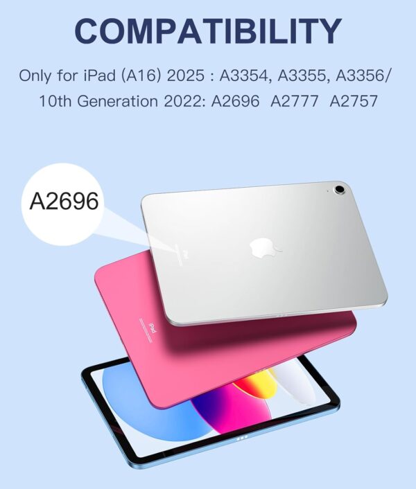 Funda compatible con iPad de 11ª y 10ª generación con teclado - Image 3