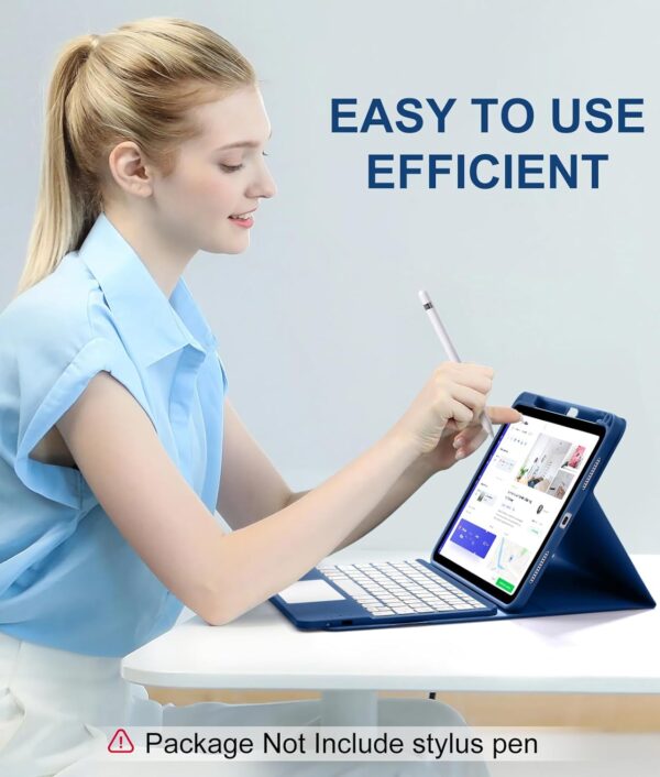 Funda compatible con iPad de 11ª y 10ª generación con teclado - Image 9