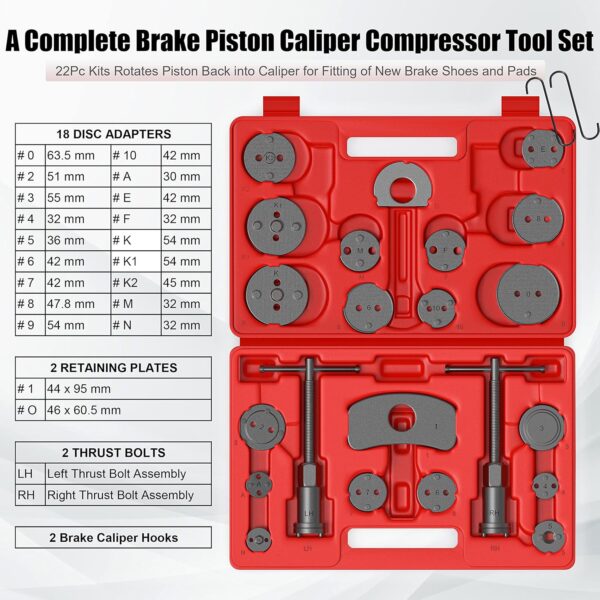 Kit universal para retraer pistones de freno MOSTPLUS - Image 7
