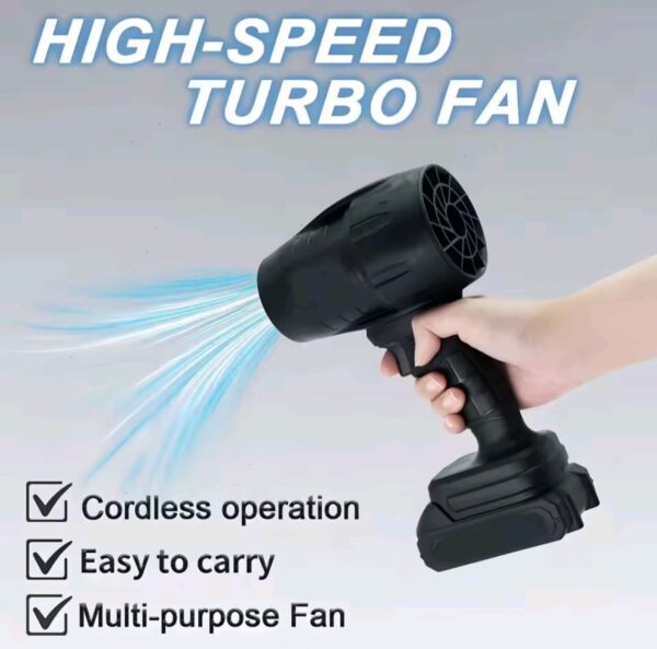Potente soplador de aire eléctrico inalámbrico, ventilador Turbo - Image 7
